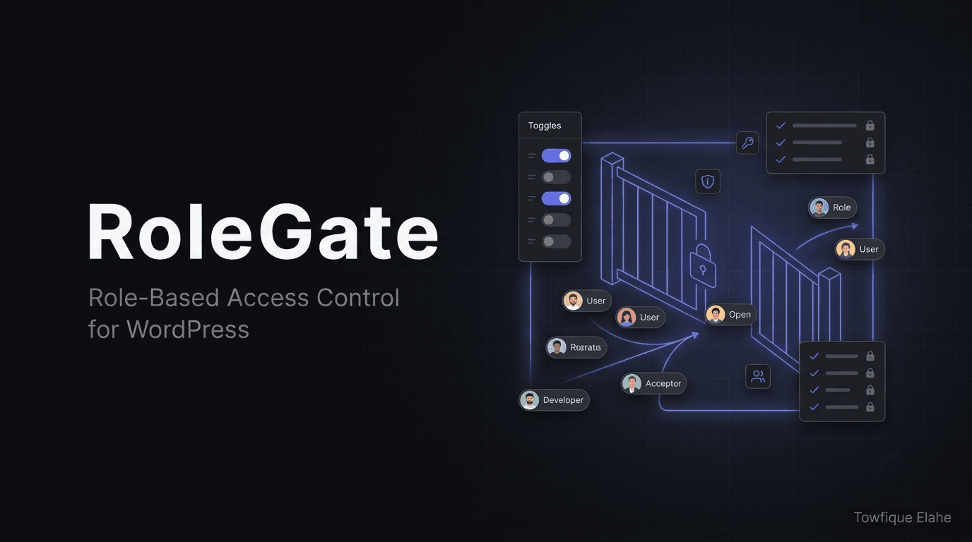 RoleGate - Role-Based Access Control for WordPress